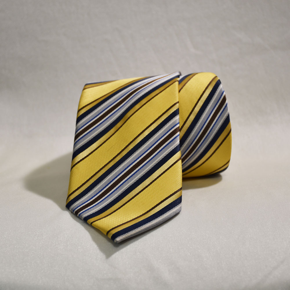 yellow stripe tie