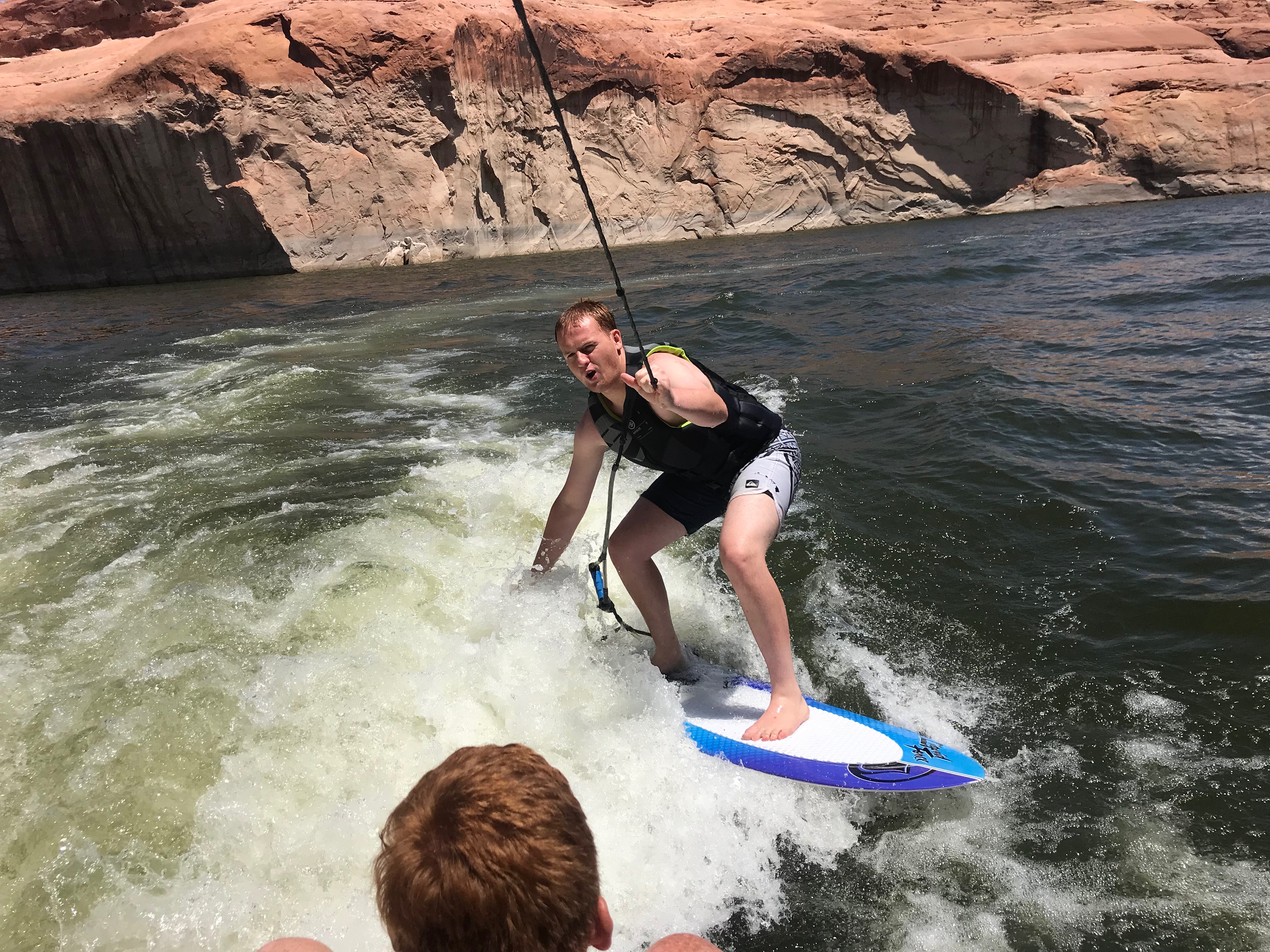 porter wakeboarding