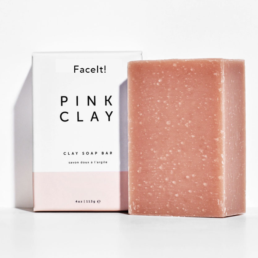 pink clay soap