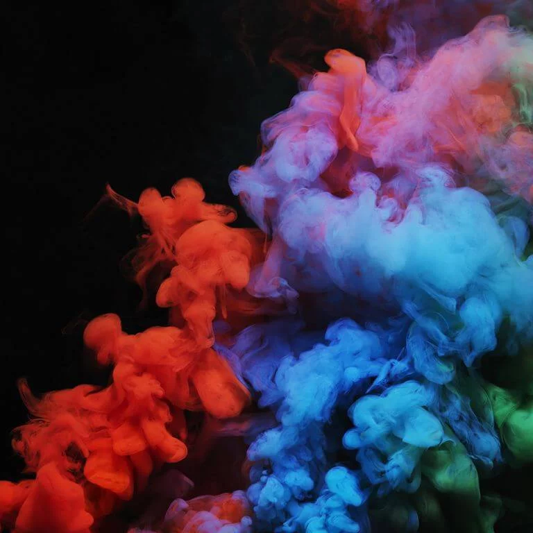 colored smoke image