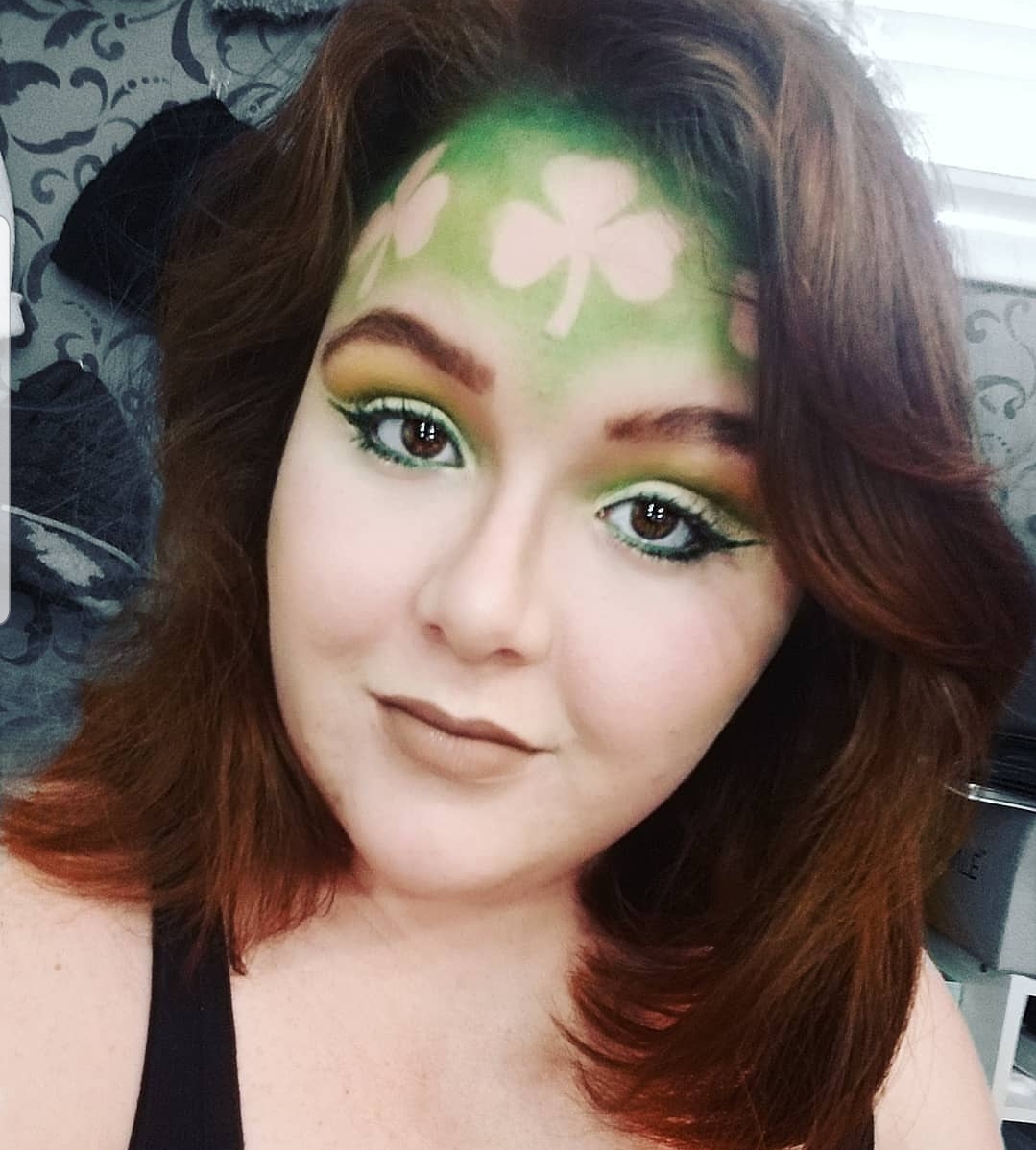 st. patrick's day makeup look