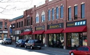 an image of main street in Anoka, Minnesota